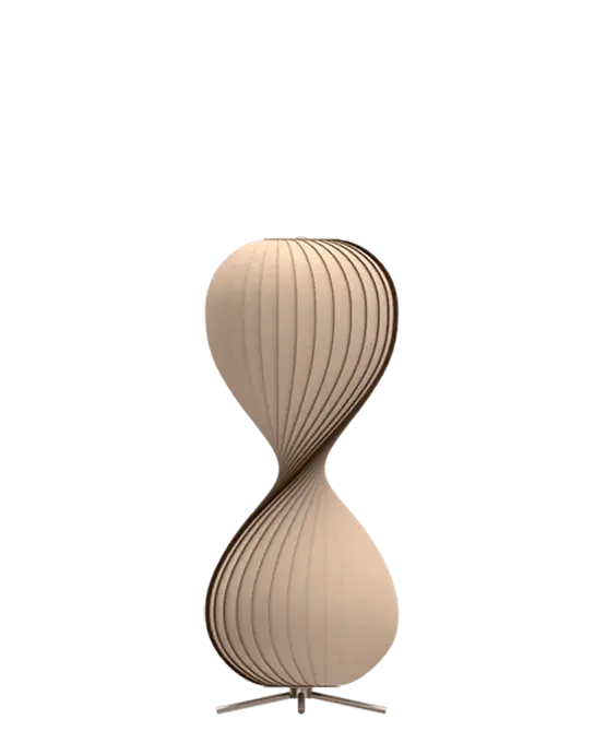 Merkproduct TR10 vloerlamp, berk/natuur, 40 x 105 cm