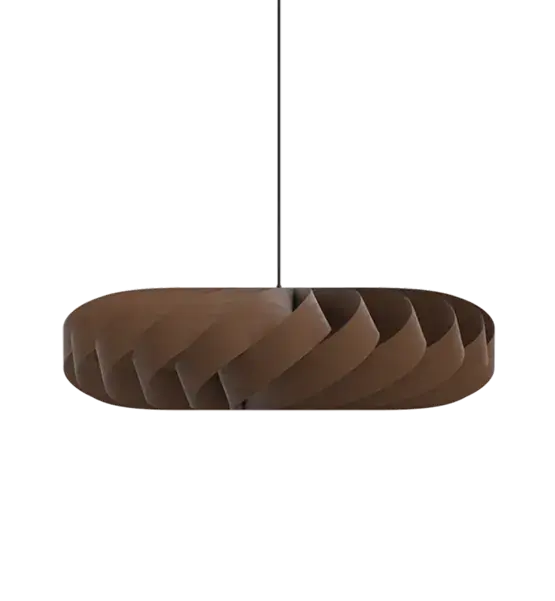Goedkoop TR5 hanglamp, berk/bruin, 80 x 22 cm