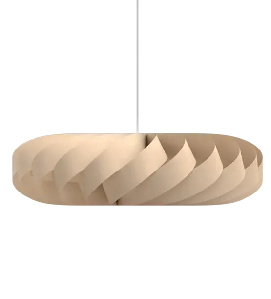 Beste Prijs TR5 hanglamp, berk/natuur, 100 x 30 cm