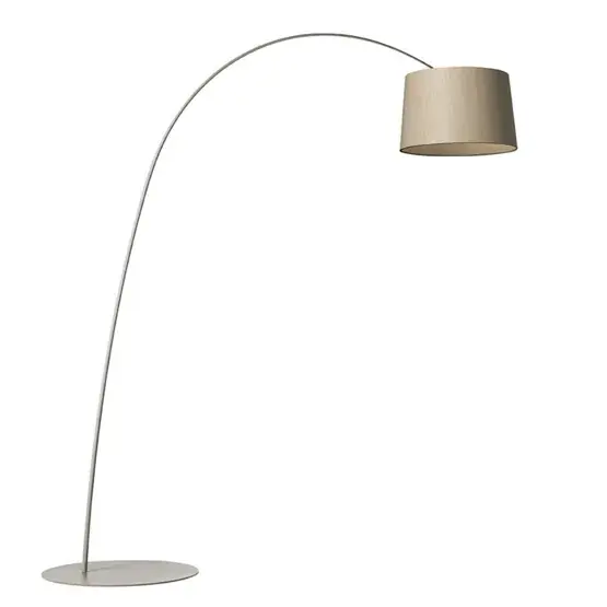 Merkproduct Twiggy Elle Wood LED vloerlamp, grijs