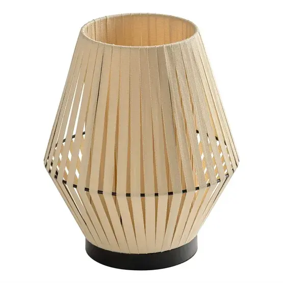 Decor Stripes tafellamp, beige Voordeelprijs