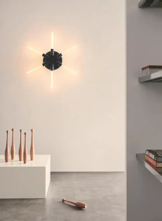 Koop Online Liberty Star wandlamp, zwart
