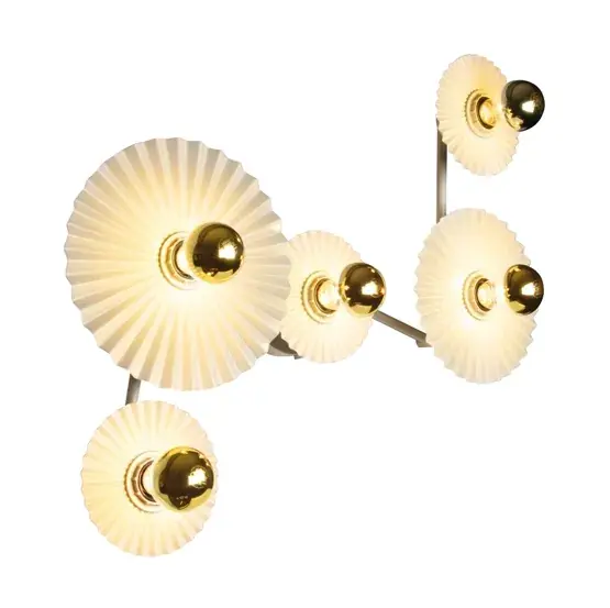 Beperkte Voorraad Decor Waist wandlamp, zwart