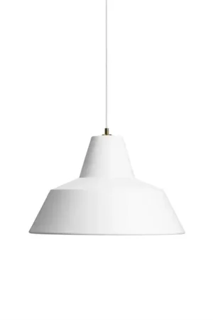 Workshop hanglamp W4, mat wit Finale Uitverkoop