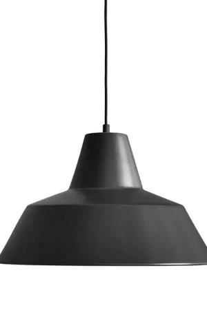 Workshop hanglamp W5, mat zwart Fabrieksprijs
