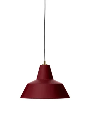 Workshop hanglamp W3, wine red Betrouwbaar