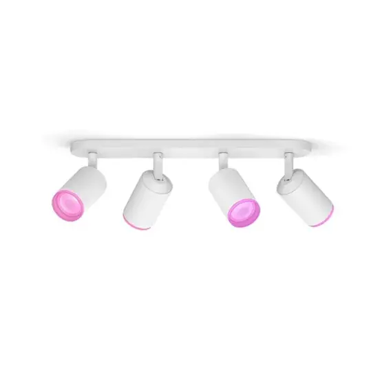 Flitsaanbieding Philips Hue Fugato White and Color Ambiance 4 spots, wit