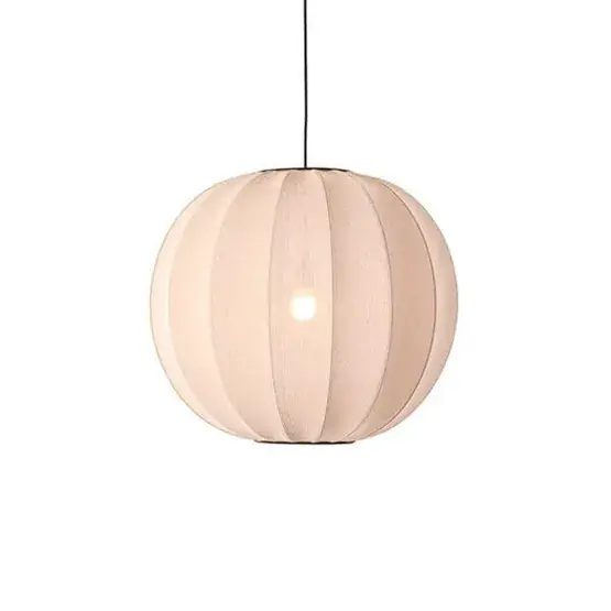 Superprijs Knit-Wit Ø60 ronde hanglamp, sandstone