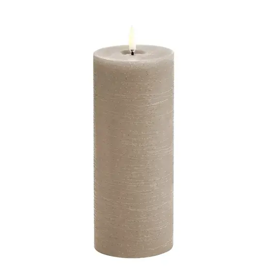 Korting LED Gesmolten pilaar, Sandstone, Rustic, 7,8x20 cm