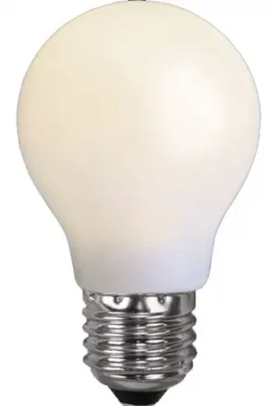 10 stuks (+ 2 gratis) Buiten LED OUT Ø55mm IP20 LED 1W E27, wit/opal Koopje