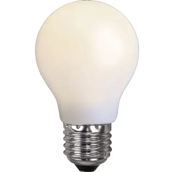 10 stuks (+ 2 gratis) Buiten LED OUT Ø55mm IP20 LED 1W E27, wit/opal Koopje