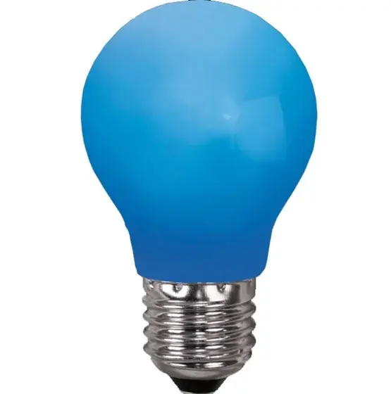 Buiten LED OUT Ø55mm IP20 LED 1W E27, blauw Snelle Levering