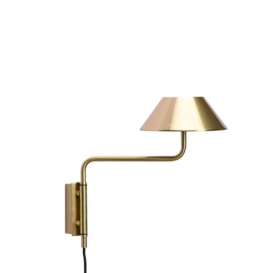 Flitsaanbieding Cover wandlamp, messing
