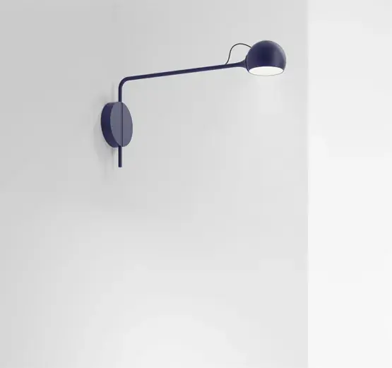 Veilige Betaling Ixa wandlamp hardwired, blauw