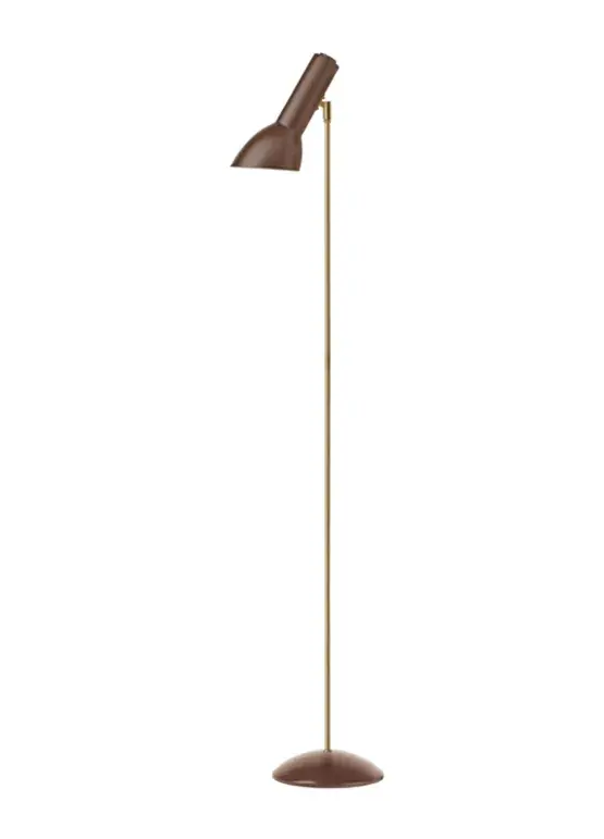 Oblique Vloerlamp Messing, terracotta Actieprijs