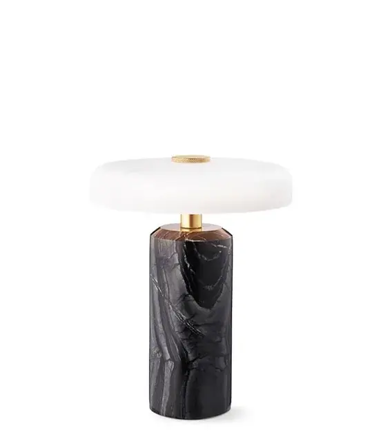Populair TRIP draagbare batterijlamp / tafellamp, charcoal/opal