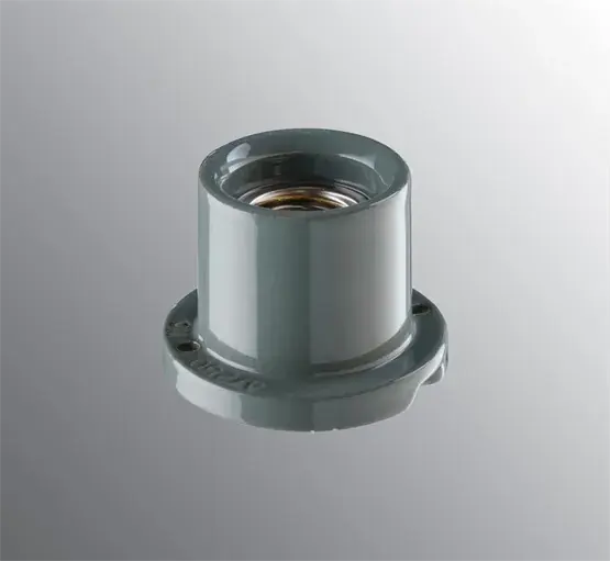 Onderdeel Ifö E27-fitting grijs porselein voor kabelaansluiting. Tijdelijk Beschikbaar