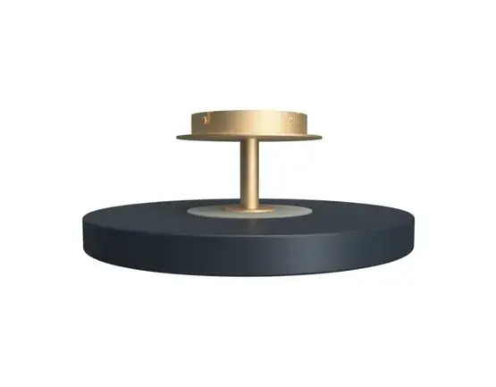 Asteria Up medium plafondlamp, antraciet/messing Speciale Aanbieding