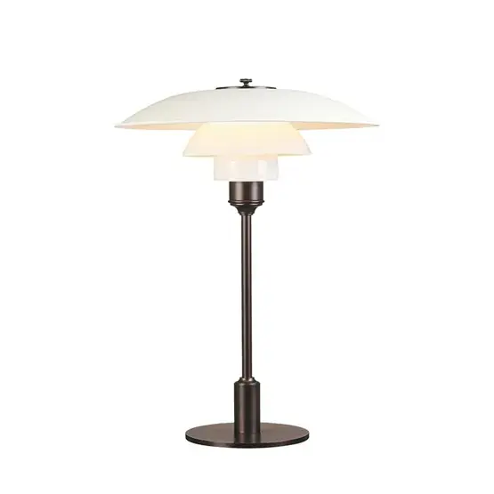 Betrouwbaar PH 3½-2½ tafellamp, wit
