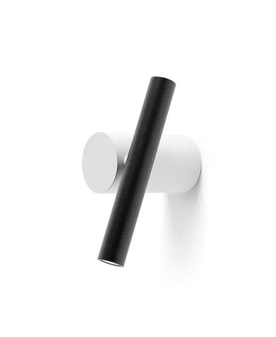 Doi wandlamp/plafondlamp, wit/zwart Dagaanbieding