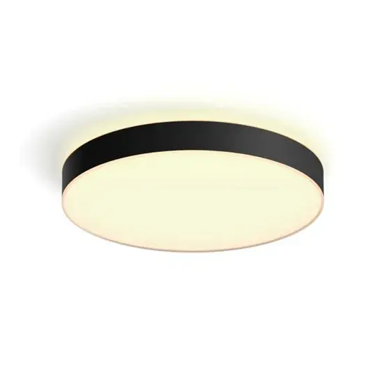 Philips Hue Enrave White Ambiance plafondlamp XL, zwart Betrouwbaar