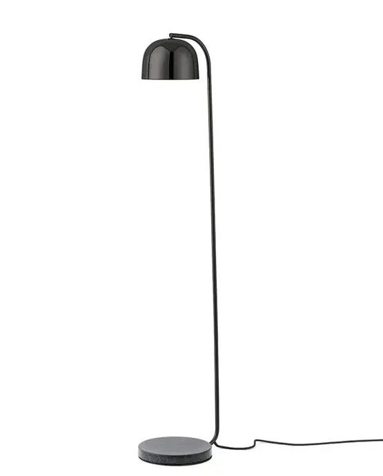 Grant vloerlamp, Zwart Veilige Betaling