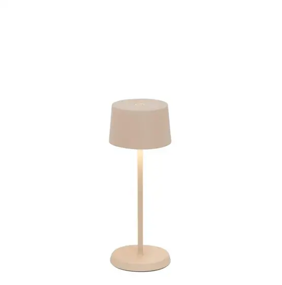 Veilige Betaling Olivia micro batterijlamp / tafellamp, zand