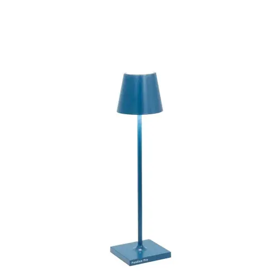Poldina micro batterijlamp / tafellamp, capriblauw Dagaanbieding