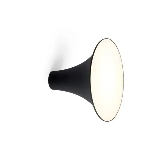 Sirens Wandlamp Ø21 met mat glas, Zwart Voordeelprijs