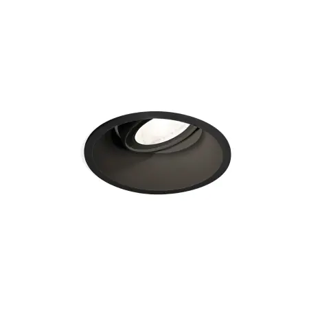 Wever Ducre Deep Adjust 1.0 PAR16 Spot - Zwart Weekendaanbieding