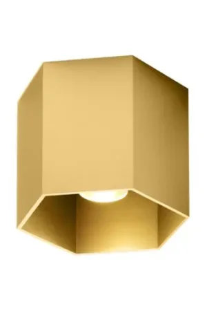 Wever Ducre Hexo 1.0 LED Opbouwspot - Goud Laatste Versie
