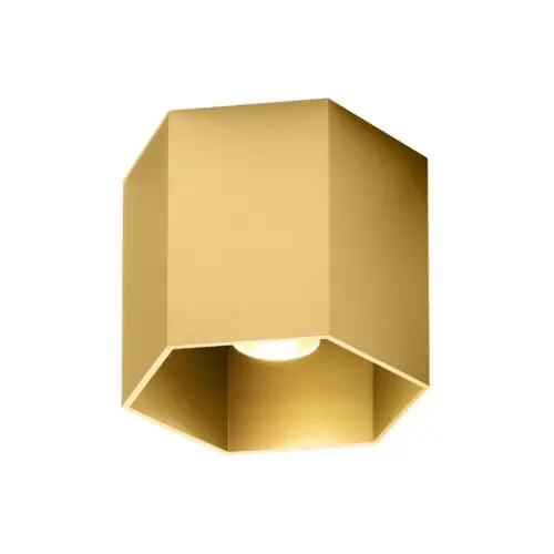 Wever Ducre Hexo 1.0 LED Opbouwspot - Goud Laatste Versie