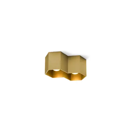 Actieprijs Wever Ducre Hexo 2.0 PAR16 Opbouwspot - Goud