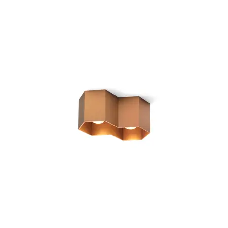 Wever Ducre Hexo 2.0 LED Opbouwspot - Koper Laatste Versie
