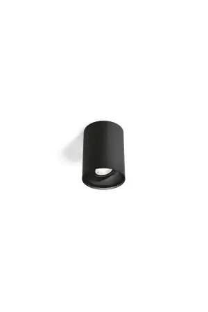 Wever Ducre Solid 1.0 LED Opbouwspot - Zwart Express Levering