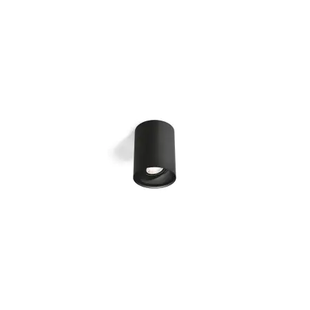 Wever Ducre Solid 1.0 LED Opbouwspot - Zwart Express Levering
