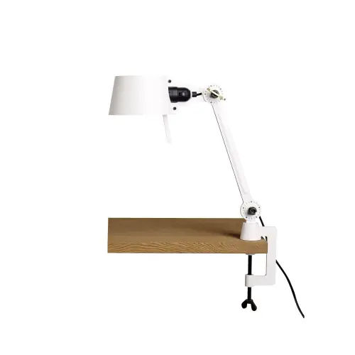 Populair Tonone Bolt Desk 1 arm Small Bureaulamp met tafelklem - Wit