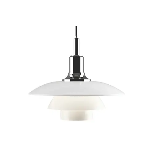 Louis Poulsen PH 3½-3 Glass Hanglamp - Messing Hoge Kwaliteit