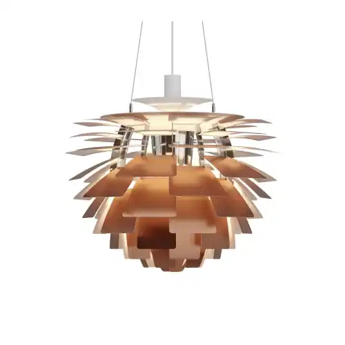 Superprijs Louis Poulsen PH Artichoke Hanglamp 600 - Koper