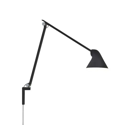 Rechtstreeks Van De Fabrikant Louis Poulsen NJP Wall Long Wandlamp - 3000K - Zwart