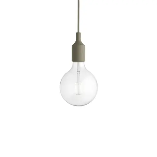 Muuto E27 Hanglamp LED - Olijfgroen Superprijs
