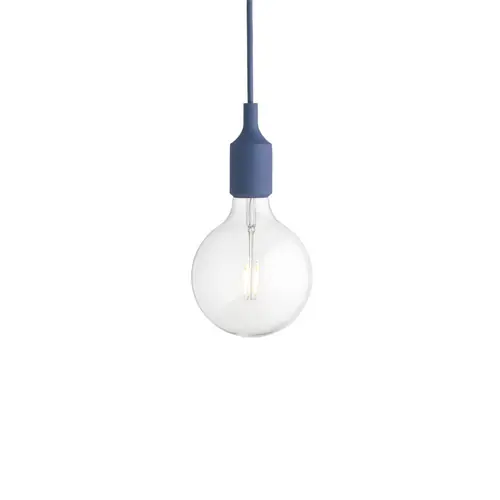 Muuto E27 Hanglamp LED - Pale blue Koop Vandaag