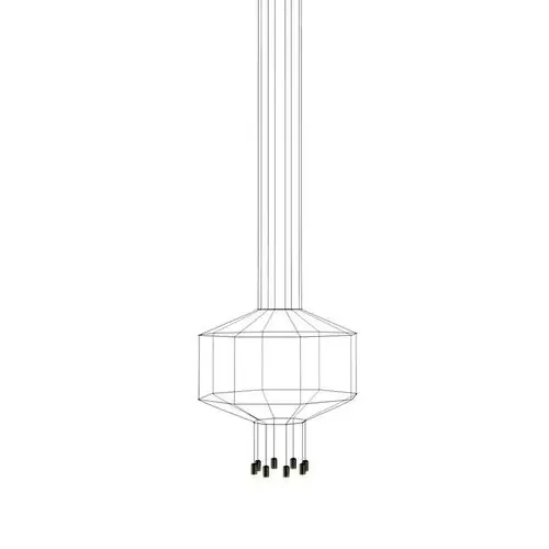 Bestel Nu Vibia Wireflow Kroonluchter 0302 - Zwart
