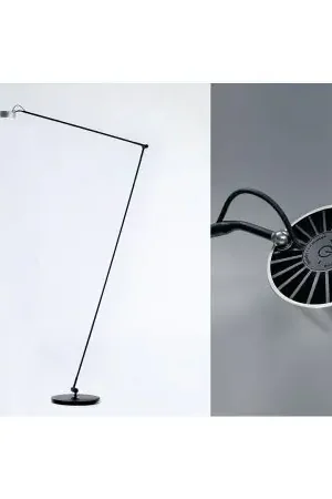 Absolut Lighting Basica Task Vloerlamp - Zilver Nieuw