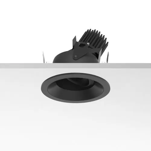 Flos Free Sixty Spot Trim 3000K - Zwart Superprijs