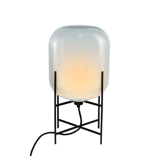 Gereduceerde Prijs Pulpo Oda Small Vloerlamp - Maanlicht wit - Zwart