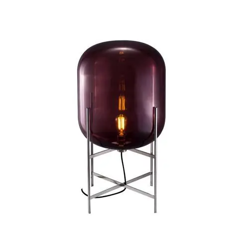 Betrouwbaar Pulpo Oda Medium Vloerlamp - Aubergine - Chroom