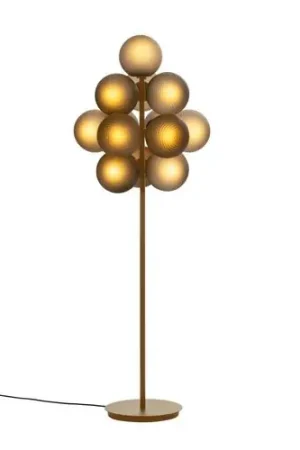 Actieprijs Pulpo Stellar Grape Big Vloerlamp - Grijs - Champagne