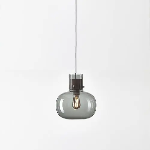 Bestel Nu Brokis Awa Medium Hanglamp - Walnoot - Rookgrijs