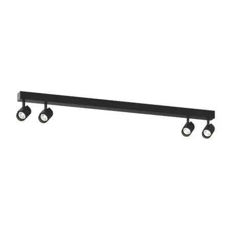 Actieprijs Wever Ducre Ceno Surface 4.0 Spot - Zwart